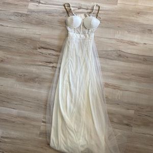 Cintra Mesh Tulle Bustier Gown